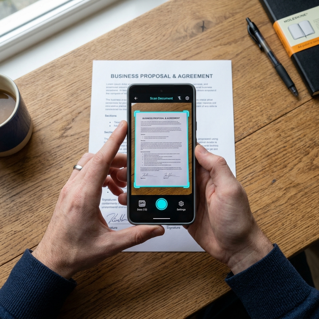 How to Turn Your Smartphone into a High-Resolution Document Scanner